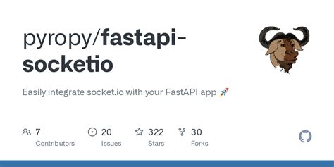 Easily integrate socket.io with your FastAPI app