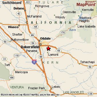 East Bakersfield, CA Map & Directions - MapQuest