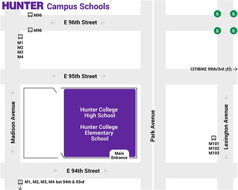 East Harlem Campus Map Hunter College