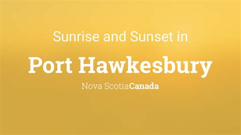 East Hawkesbury, ON, Canada Sunrise Sunset Times