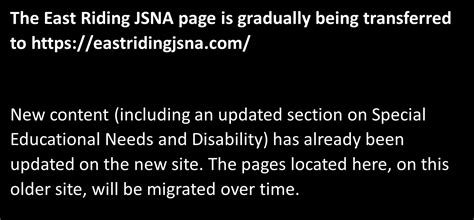 East Riding – JSNA – Local Authority Health Profile