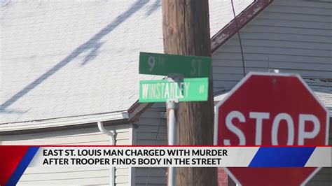 East St. Louis man charged with murder after trooper finds body in the street