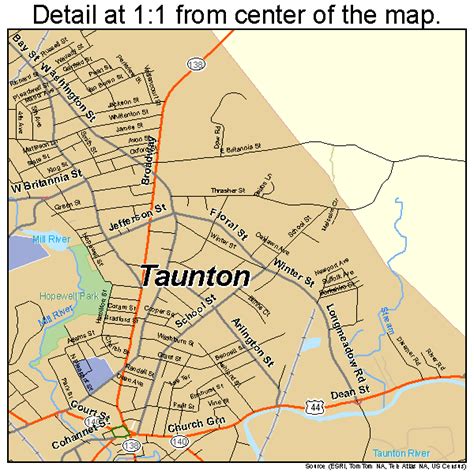 East Taunton, MA Map & Directions - MapQuest