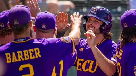 The East Carolina baseball team looked to be headed toward a lopsided victory in the first round of the American Athletic Conference tournament on Tuesday against South Florida. Instead, the