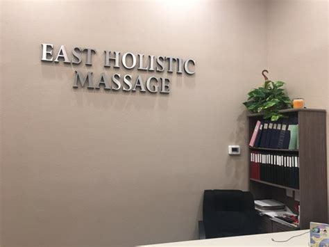 East Holistic Reflexology offers services based on 4,000 years of traditional Chinese medicine. Guests relax in a comfy leather chair and start the service with a foot soak. Services include foot reflexology, full body massage, shiatsu massage, tuina medical massage, detox herbal steam and chair massage.