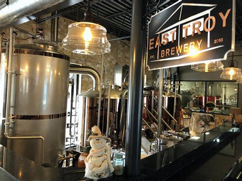 East troy brewery. May 5, 2023 · On Friday, May 5th 2023 @ 5:00PM at East Troy Village Square Park. East Troy’s First Fridays event series will kickoff with TGIFF! Friday, May 5 from 5 to 8 p.m. at East Troy Village Square Park, 2881 Main St. We’re celebrating the start of summer with a party that will leave you feeling good, featuring live music, food trucks, beer tent ... 