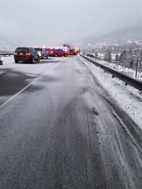 Eastbound Interstate 70 closed at Vail Pass for crash