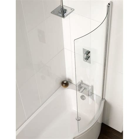 Eastbrook C Shape Screen 6mm Easy Clean With Towel Rail