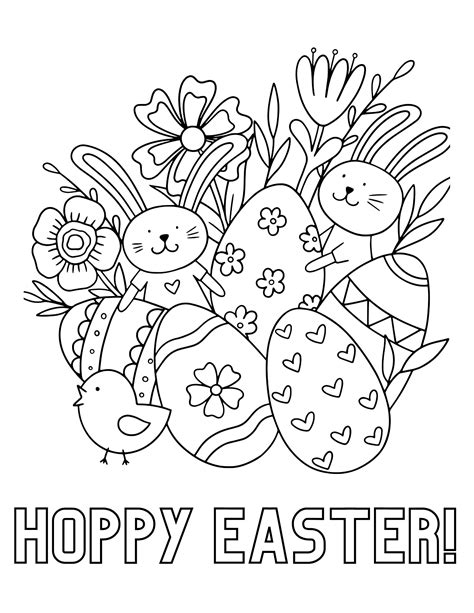 Easter - Coloring Pages for Adults - Just Color