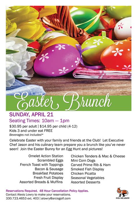 Easter Brunch at Ox & Anchor Downtown San Luis Obispo, CA