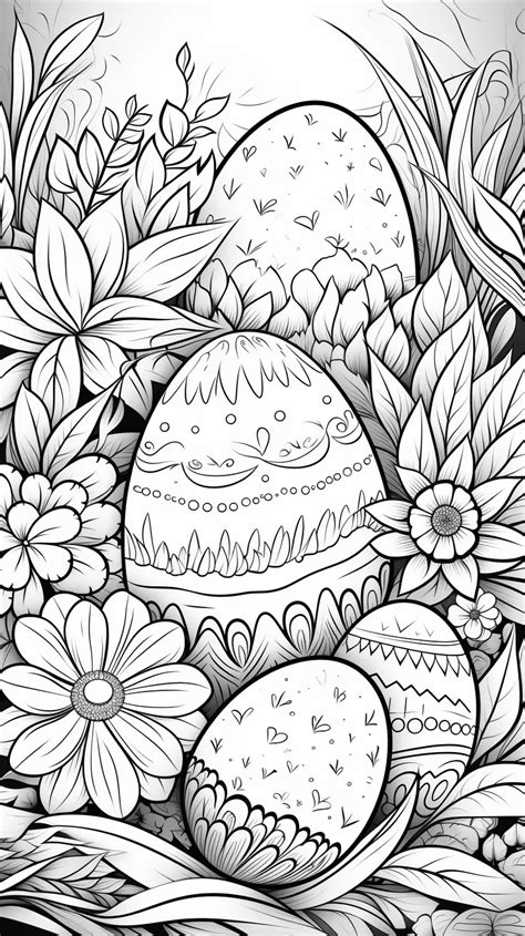 Easter Coloring Pages Adults