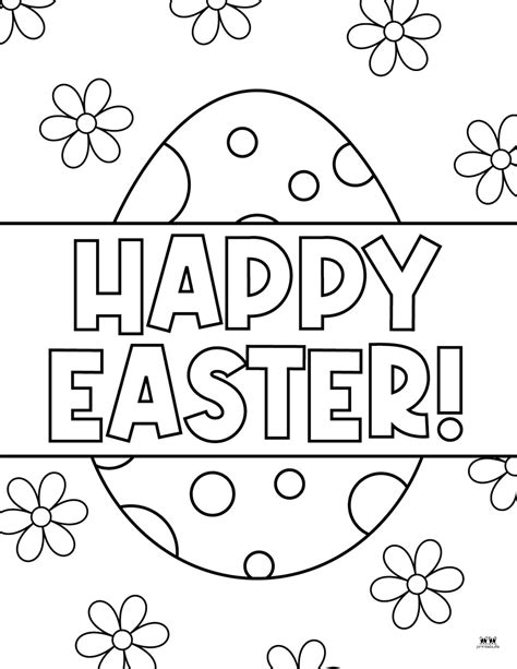 Easter Coloring Shee