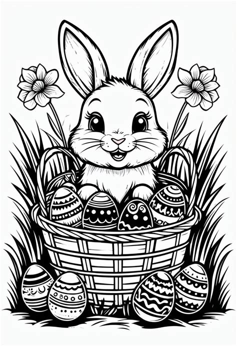 Easter Eggs Coloring Book