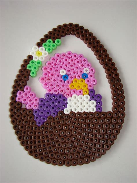 Easter Hama Bead Display Easter hama beads, Hama beads patterns, Hama ...