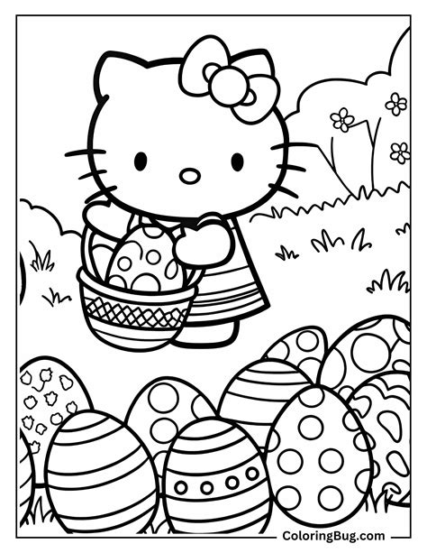 Chibi Cat Coloring Pages