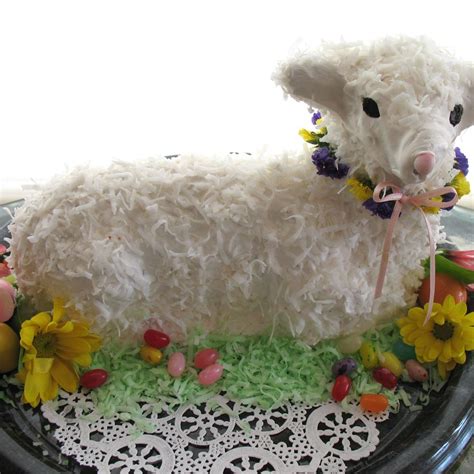 Easter Lamb Cake - Jody