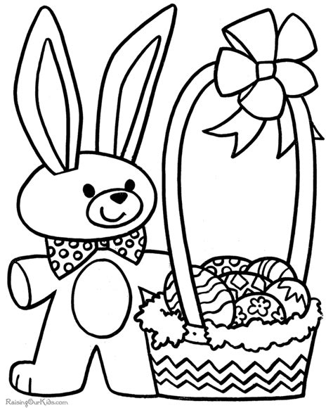Easter Preschool Coloring Pages