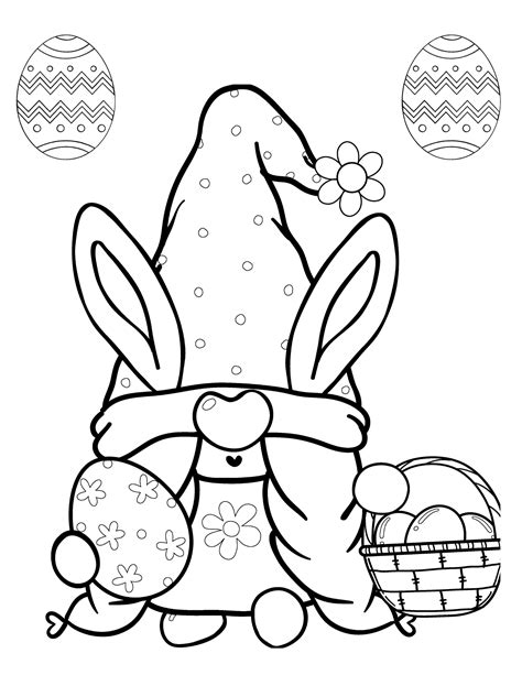 Easter Spring Coloring Pages