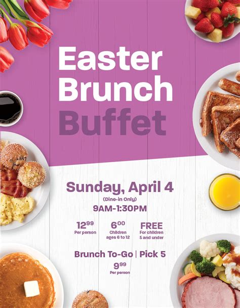 You don't want to miss our Easter Brunch Buffet!
