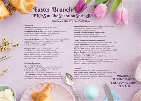 Published: Apr. 9, 2023 at 10:09 AM PDT. SPRINGFIELD, Mass. (WGGB/WSHM) - As people throughout the region celebrated the Easter holiday, the Sheraton in Springfield held an Easter brunch .... 