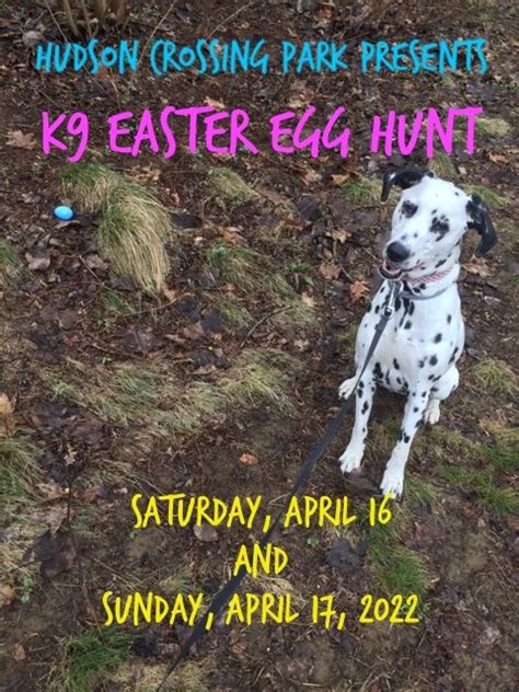 Easter event for dogs at Hudson Crossing Park