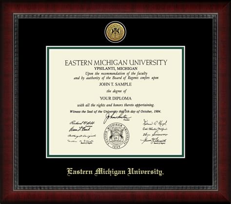 Eastern Michigan University - USA Diploma Frames