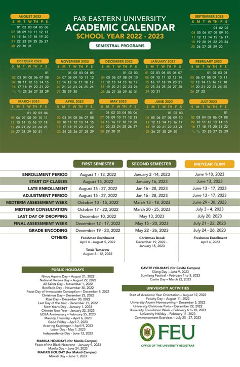 Eastern Michigan University Academic Calendar