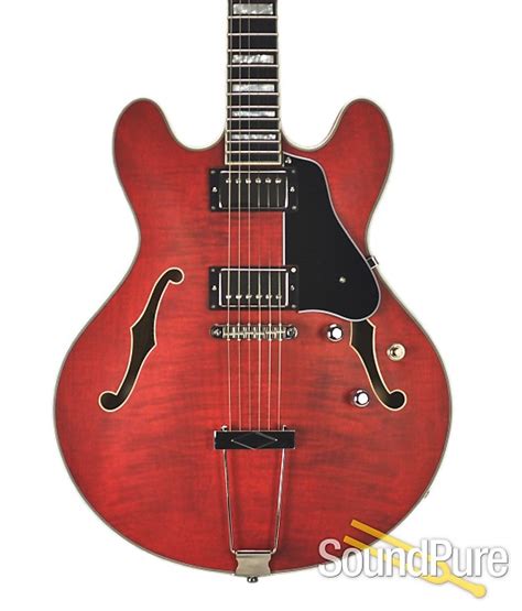 Eastman T486-RB Ray Benson Semi-Hollow Electric …