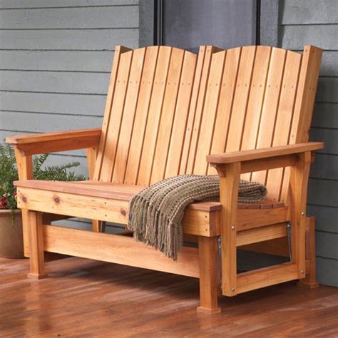 Easy, Breezy Glider Woodworking Plan Wood