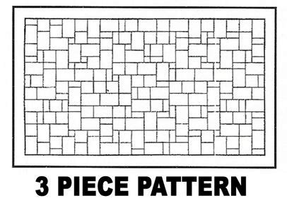 Easy 3 Piece Paver Patterns