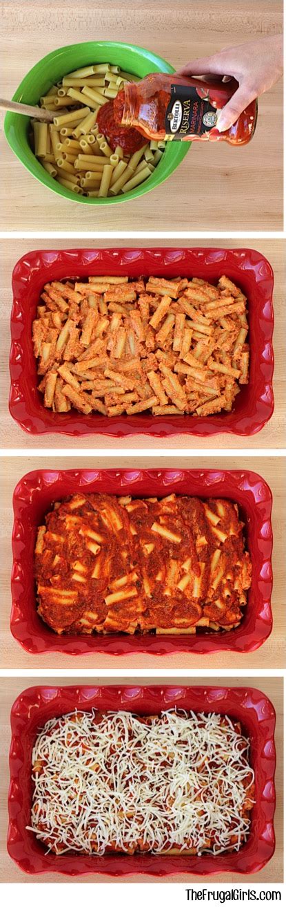 Easy Baked Ziti Recipe - The Frugal Girls