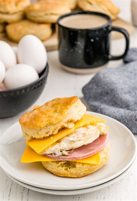 Easy Biscuit Sandwich For Breakfast The Foodie Affair