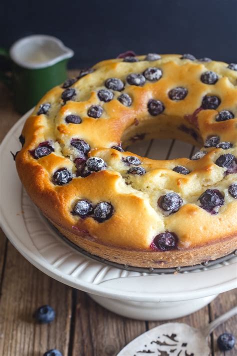 Easy Blueberry Cake with a Vanilla Glaze - An Italian in my …