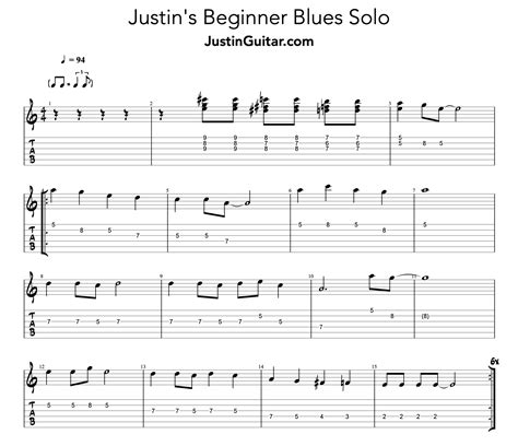 Easy Blues Tabs