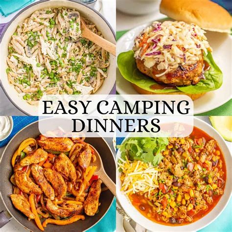 Easy Camping Dinners For Family