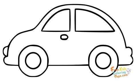 Easy Car Coloring Pages