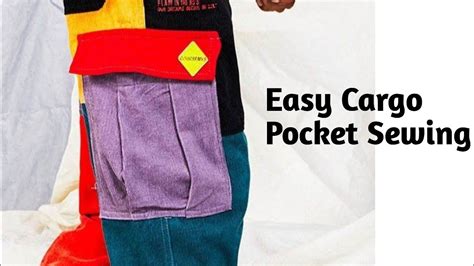 Easy Cargo pocket Pattern & tutorial SewGuide