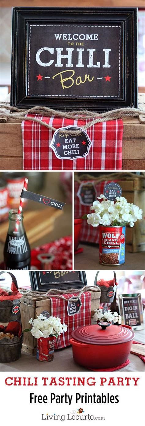 Easy Chili Party Dinner Ideas Chili Party Wolf Brand Chili Chili Bar Party