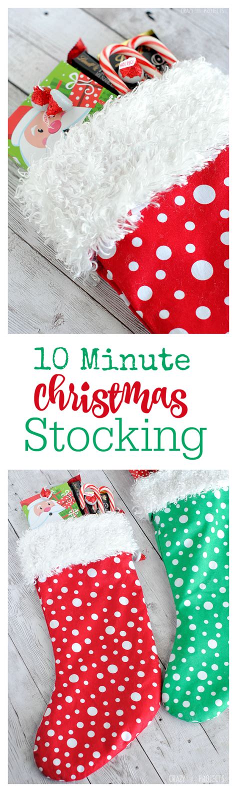 Easy Christmas Stocking Pattern Crazy Little Projects