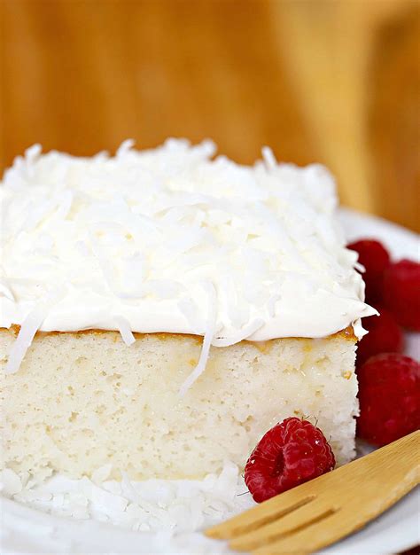 Easy Coconut Cake With White Cake Mix