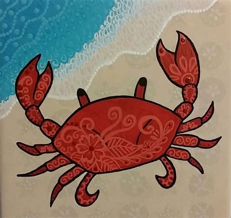 Easy Crab Painting