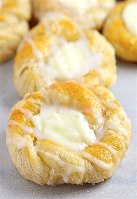 Easy Cream Cheese Danish - Cakescottage