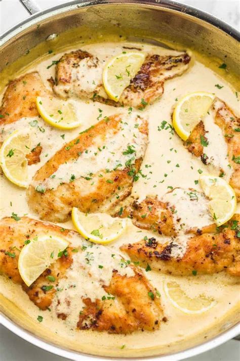 Easy Creamy Lemon Chicken Recipe - Little Sunny …