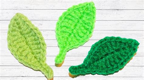 Easy Crochet Leaf Tutorial for Beginners StepbyStep Guide YouTube