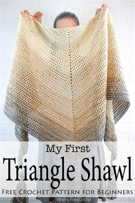 Easy Crochet Shawl Pattern Triangle Quick And Easy Pattern The