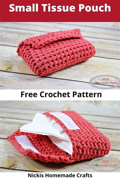 Easy Crochet Tissue Pouch - Free Pocket Tissue Holder …