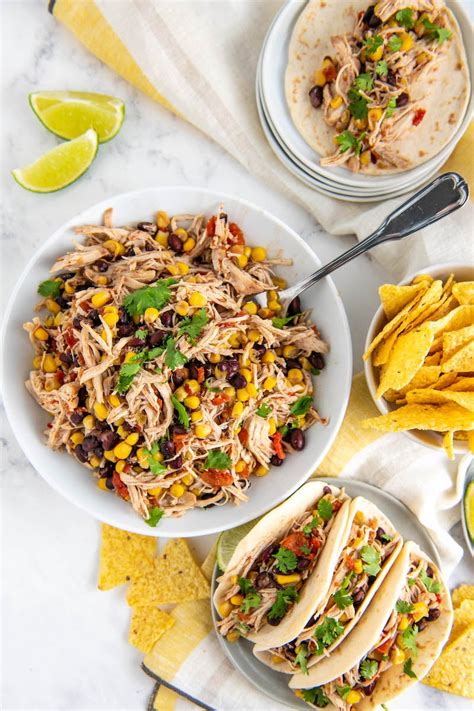 Easy Crockpot Mexican Chicken Easy Dinner Ideas