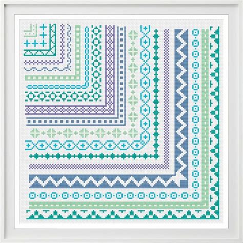 Easy Cross Stitch Border Etsy