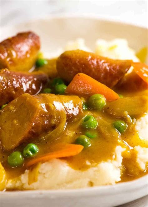 Easy Curried Sausages recipe Coles