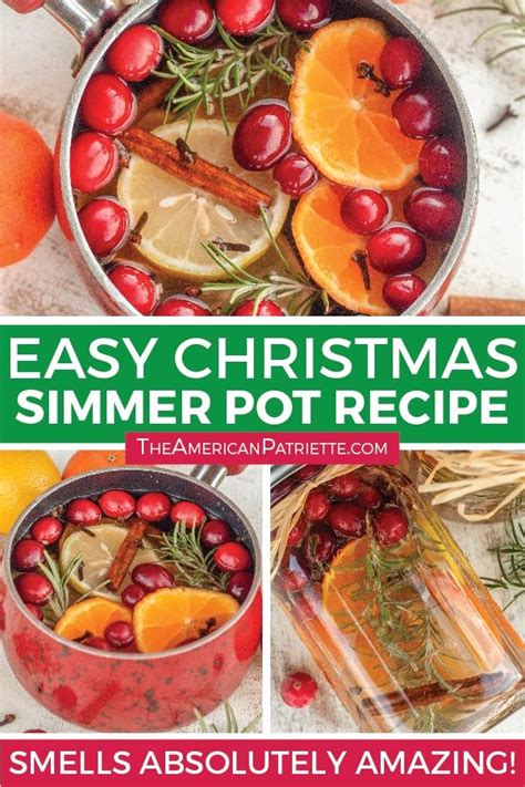 Easy DIY Christmas Simmer Pot Recipe (+ free …